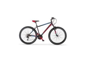 MBM Mountainbike District 27,5 Zoll - Fahrrad für Abenteuerlustige, ideal für erste Touren abseits der Straße mit robuster Kettenschaltung und zuverlässigen V-Brakes für maximale Sicherheit.