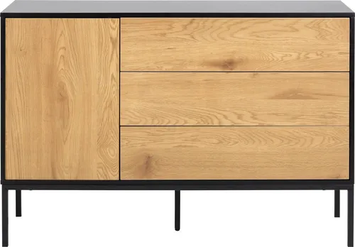 AC Design Furniture Jörn Sideboard - Buffets mit geräumiger Aufbewahrung, stilvolles Design in Sonoma Eiche-Optik und praktischen Push-to-Open-Schubladen für mühelosen Zugriff.