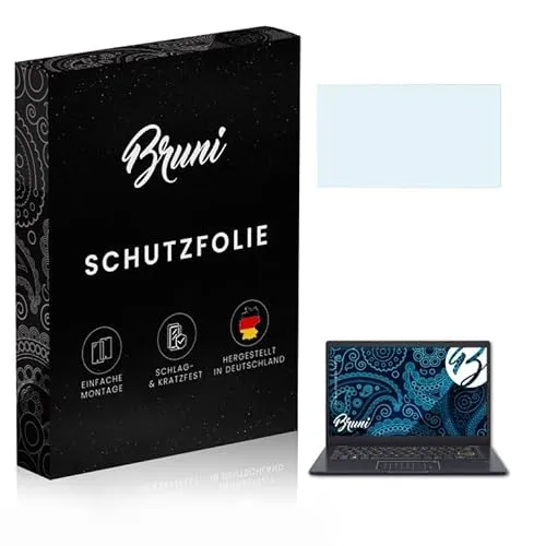 Bruni Schutzfolie kompatibel mit Asus Vivobook Go 14 E410 Folie, glasklare Displayschutzfolie (2X)