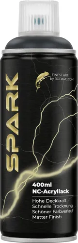 SPARK Sprühdose 400ml – Matte Sprühfarbe - Anthrazitgrau