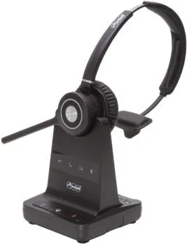 Auerswald COMfortel DECT Headset H-600 - Kopfhörer mit monauralem Kopfbügel, ideal für klare Sprachübertragung im Büro und flexible Nutzung dank RJ-9 Anschluss.