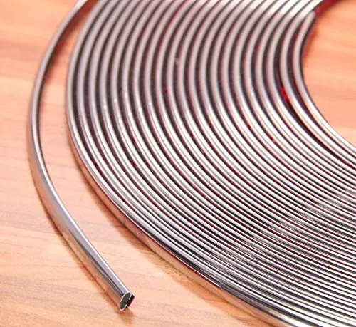 Chromleiste, 8 mm x 15 m, selbstklebend, universell einsetzbar