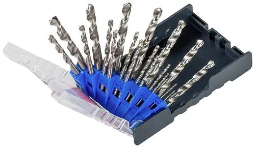 Kwb 109119 HSS Metall-Spiralbohrer-Set 19teilig 1 mm, 1.5 mm, 2 mm, 2.5 mm, 3 mm, 3.5 mm, 4 mm, 4.5 mm, 5 mm, 5.5 mm, 6 mm, 6.5