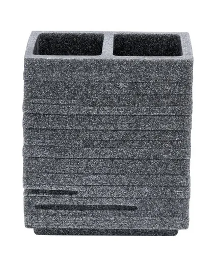 Ridder Badaccessoire-Set Zahnbürstenhalter Brick grau von Ridder