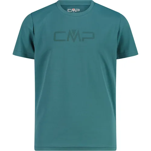 CMP Kinder Boys Funktions Print T-Shirt (Größe 128, tuerkis)