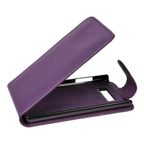 Mobilfunk Krause Flip Case Etui Handytasche Tasche Hülle für LG P700 Optimus L7 (Violett)