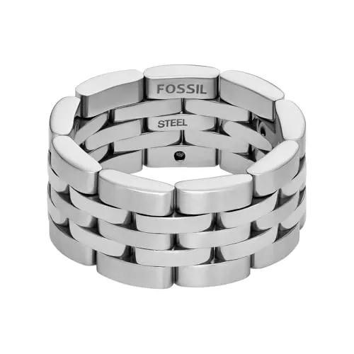 Fossil Herrenring Arden Watch Links Edelstahl, JF0482604012 in silber von Fossil