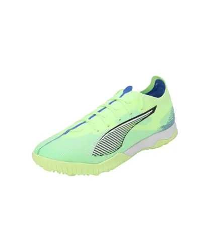 Puma Ultra 5 Match TT Fußballschuhe Grün EU 46 - Fußballschuhe mit leichtem Stützrahmen für optimale Stabilität bei schnellen Richtungswechseln. Ideal für harte Naturböden und Kunstrasen, mit präziser Ballkontrolle dank GripControl-Beschichtung.