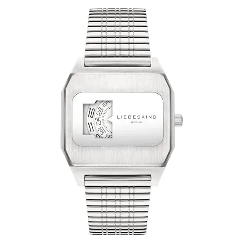 Liebeskind Berlin Armbanduhr LT-0390-MQ Silber - Elegante Quarz-Damenuhr mit mattem Edelstahlgehäuse und kratzunempfindlichem Glas, ideal für jeden Anlass und verspricht höchsten Tragekomfort.