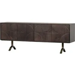 Sideboard Draw aus Mangoholz - Kommode aus hochwertigem Mangoholz, bietet großzügigen Stauraum und stilvolle Präsentationsfläche für Ihre Dekoration. Ideal für Wohnzimmer, Esszimmer oder Flur.
