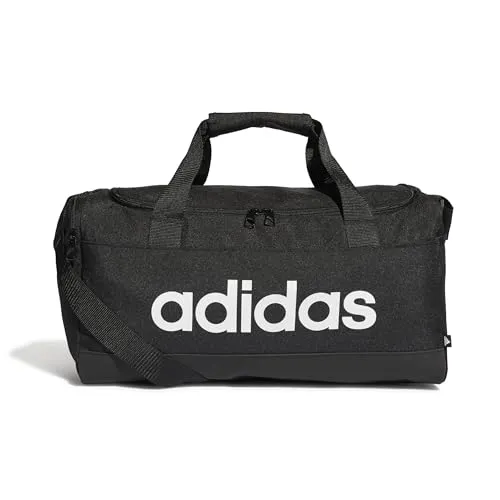 adidas , Fußball, Mens エッセンシャルズ ロゴ ダッフルバッグ 60202 Duffelbag, 1 Stück, Black/White, 0