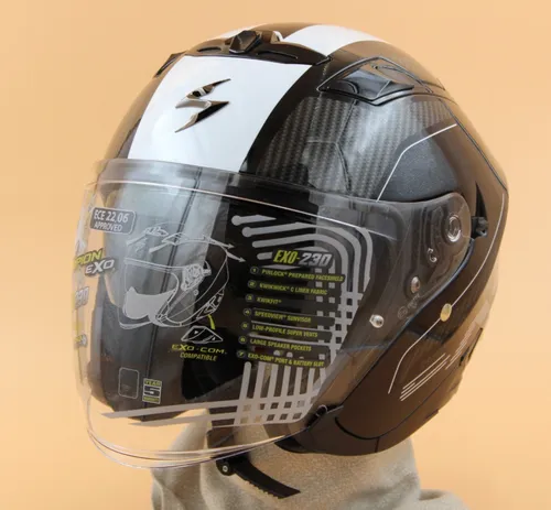 SCORPION EXO-230 Jethelm, mattschwarz, Größe L von Scorpion