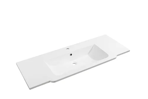 FACKELMANN Waschbecken Gussmarmorbecken LUXOR mittig von Fackelmann