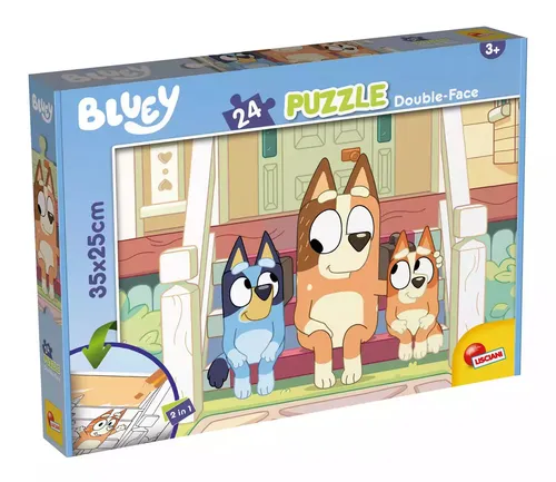 Puzzle podłogowe dwustronne M-Plus 24el Bluey Mr Monkey Jocks 9955 8008324099559