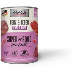 MACs Cat Herz & Leber | 6x 800g Katzenfutter nass