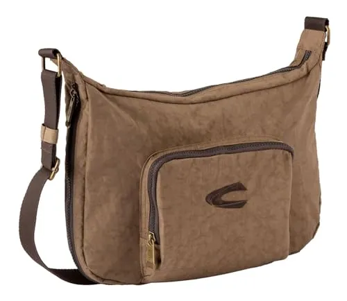camel active Journey Herren Umhängetasche Crossbody Bag Mittelgroß Beige