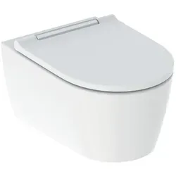 Wand-Tiefspül-WC Set „One“ 54 cm in Weiß Alpin - Sanitäranlagen & Zubehör - Hochwertiges, spülrandloses Design mit KeraTect® Oberflächen für einfache Reinigung und Hygiene.