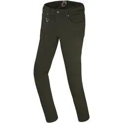 Bogotto Yagal Cargo Damen Motorradjeans, grün, Größe 32 34
