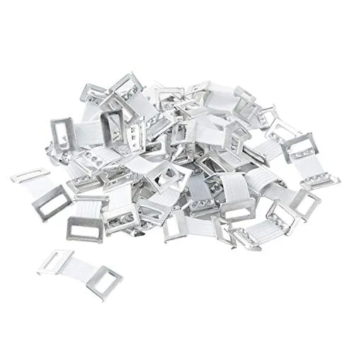 ORIENTOOLS Elastische Bandage Clips Stretch Metallklammern, Verbandklammern für Verschiedene Arten von Bandagen, auswechselbare Wrap Fastener Clips, Latex-frei (50 Stück)