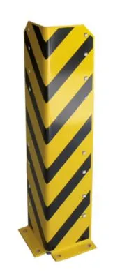 Produktbild Schulte Lagertechnik Rammschutzecke L-Form für Palettenregale, H 800 mm, gelb/schwarz 657303