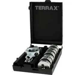 Ruko- Terrax HSS Gewindeschneider Satz M3 bis M12 - Werkzeug-Sets mit präzisen Schneideisen für saubere Gewinde und hohe Langlebigkeit, ideal für Profis und Hobbyhandwerker.