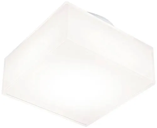Paulmann 71082 LED-Deckenleuchte 6.8W - Lampen: Quadratische Deckenleuchte mit 6,8W für warmweißes Licht, ideal für Feuchträume dank Spritzwasserschutz und modernes Design, perfekt für Flur oder Küche.