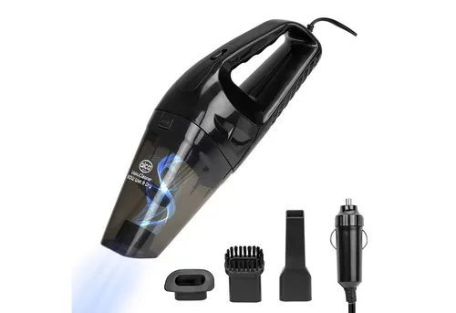 alca® Autostaubsauger 12V NASS/TROCKEN - Handstaubsauger für PKWs mit leistungsstarkem 12V Motor, ideal für die Reinigung von Schmutz und Flüssigkeiten. Auswaschbarer HEPA Filter sorgt für einfache Reinigung und Hygiene.