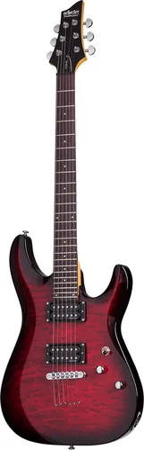 SCHECTER E-Gitarre, C-6 Plus, See-Thru Cherry Burst | Neu