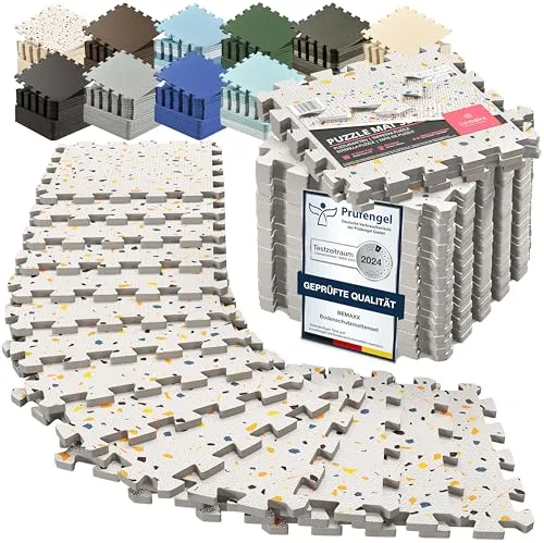 Produktbild Schutzmatten Bodenschutzmatte Set Sportmatte Gymnastikmatte Puzzlematte: Puzzle Sportgeräte Matte Fitnessmatte Turnmatte Unterlegmatte Bodenmatte Sport Mat Trainingsmatte Gummimatte Yogamatte Fitness