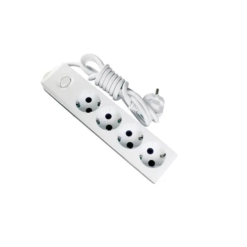 Produktbild Gunsan Steckdosenleiste 4-fach 2m mit Schalter und Kindersicherung