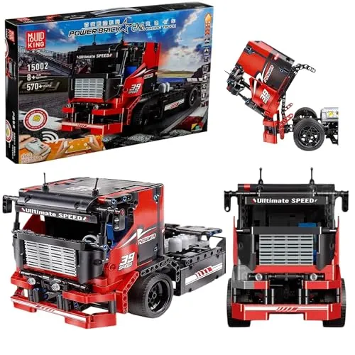COIL Spielbausteine 570 St. – RC-Truck Set - Spielbausteine für kreatives Bauen mit 570 Teilen, inklusive ferngesteuertem LKW. Ideal für Kinder ab 8 Jahren, fördert Kreativität und motorische Fähigkeiten.