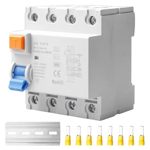 Fi Typ B 4P Schutzschalter 40A 30mA für elektrische Sicherheit