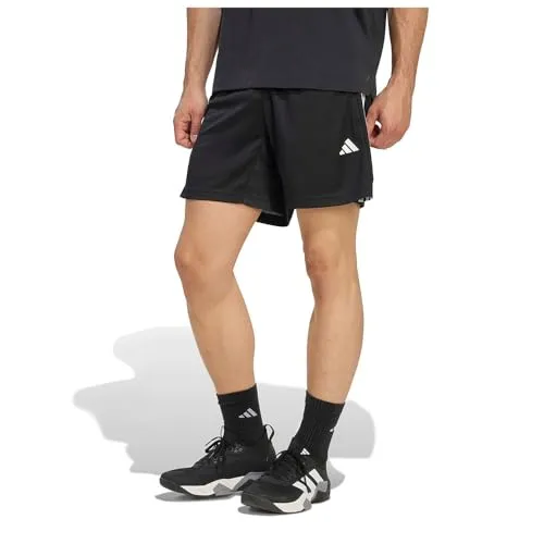 ADIDAS Herren Shorts WORKOUT ESSENTIALS BASE 3-STRIPES PIQUÉ SHORT 7 IN - Leichte Herren-Shorts mit 3-Streifen-Design, ideal für Training und Freizeit. Die spezielle Materialtechnologie sorgt für optimale Atmungsaktivität und höchsten Tragekomfort.