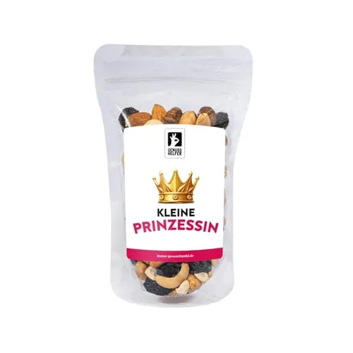 Bremer Gewürzhandel GeNUSSmischung Prinzessin, Nussmix, Studentenfutter mit Spruch, 175g