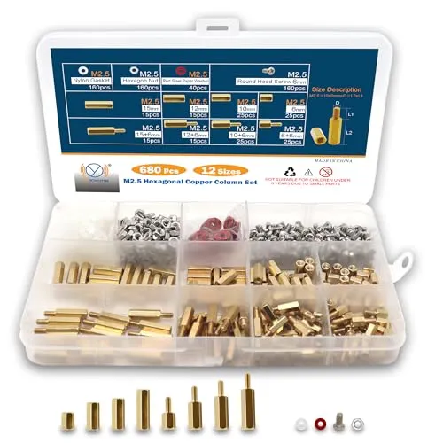 Schrauben & Muttern Gold von DIYoung