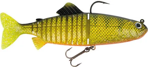 Fox Rage Replicant Jointed - Swimbait Wobbler, Farbe:UV Natural Perch, Länge / Gewicht:18cm - 80g