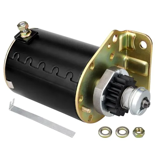 Anlasser elektrisch mit 16 Zähne Ritzel 497595 für B&S 28M707 286707 28B707 28D707 28C707 287707 289707 283707 288707