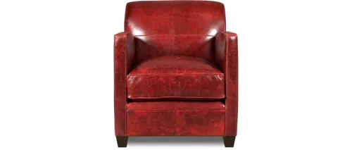 Design Sessel 1 Sitzer Chesterfield Rot aus Leder - Eleganter 1-Sitzer Chesterfield Sessel in Rot, ideal für das Arbeitszimmer. Hochwertiges Leder und luxuriöse Polsterung bieten Komfort und Stil. Maße: 100 x 80 x 70 cm.