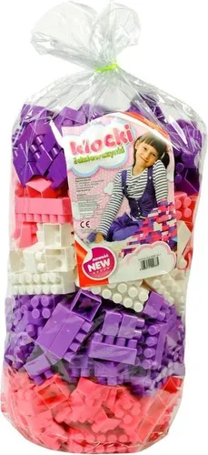 Klocki konstrukcyjne dla dziewczynek 300 elementów