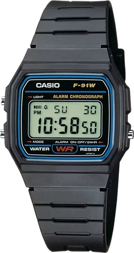 Casio F-91W-1YEF Digitale Armbanduhr von CASIO