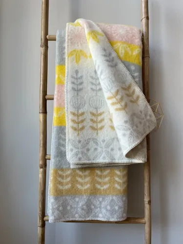 Jacquard Wende - Wolldecke Plaid 