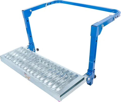 BGS-71002 I Reifen-Klapptritt, einstellbar für Kleintransporter und 4x4 Fahrzeuge