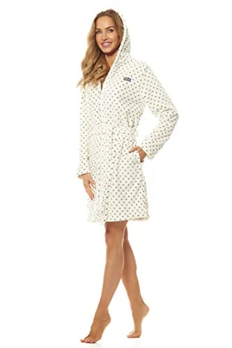 L&L-ZPPR 7119 Frottier Damen Soft Langarm Bademantel Reißverschluss Hausmantel Bademantel mit Kapuze für Damen Bademantel mit Reissverschluss Damen Kurz Sommer Morgenmantel(White Graphite, X-Large)