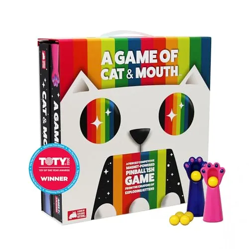 Exploding Kittens A Game of Cat and Mouth, 2 Players, Age 7+ Pinball