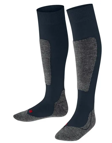 Falke Skisocke Active Ski Kniestrümpfe (wärmende Merinowolle) spaceblau Kinder - 1 Paar, Größe: 23-26