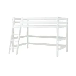 Hoppekids Hochbett  ECO Luxury , weiß , Maße (cm): B: 137 H: 150