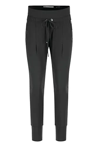 Raffaello Rossi Damen Schlupfhose CANDY Joggpants 7/8-Länge anthrazit - Bequeme 7/8-Länge Joggpants im Relaxed Fit aus hochwertiger Materialmischung für optimalen Tragekomfort und lässigen Stil.