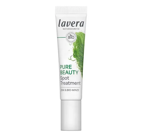 LAVERA Pure Beauty Anti-Pickel Gel 15 ml - Unreine & ölige Haut, wirksames Gel zur gezielten Bekämpfung von Pickeln und Unreinheiten für ein klares Hautbild.