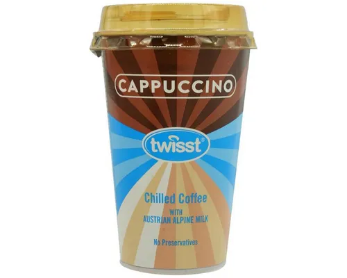 twisst Kaffee, Twisst Cappuccino Eiskaffee Cup mit australischer Alpenmilch 230ml