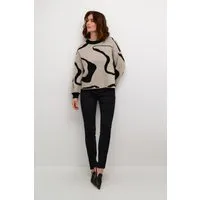 Strickpullover Regular fit black offwhite von Kaffe